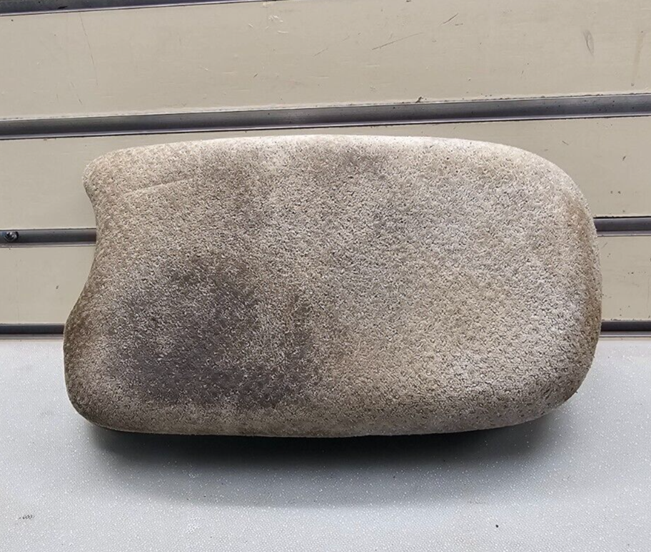 🔥01-06 Hyundai Santa Fe Center Console Gray Leather Armrest Lid Storage Tan OEM
