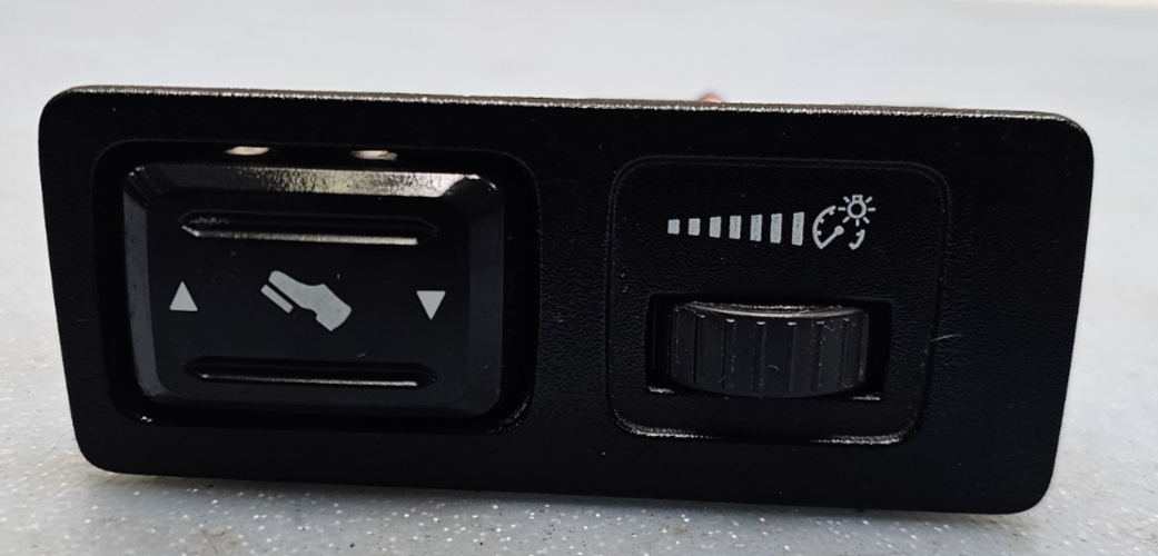 🔥2009-2014 Ford F150 Dash Dimmer Light Lamp & Pedal Adjustment Switch Black OEM