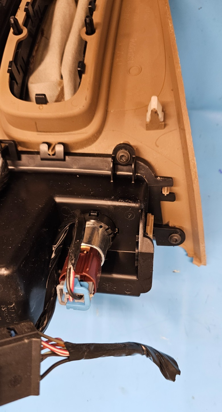 03 Civic EX sedan Shifter Boot with storage and lighter tan