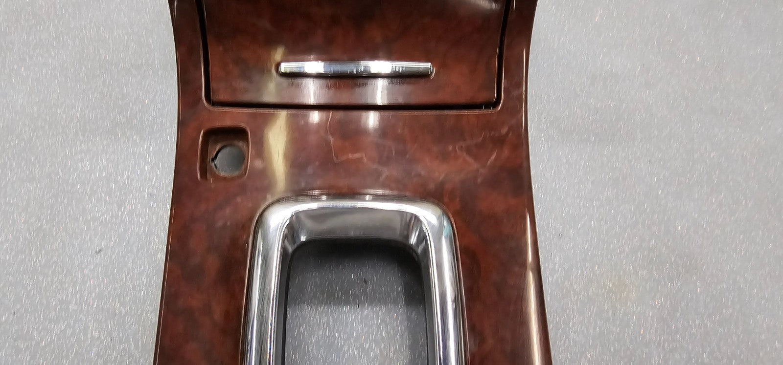 🔥06-11 Cadillac DTS Center Console Bin Selector Gear Shifter Trim Bezel Wood