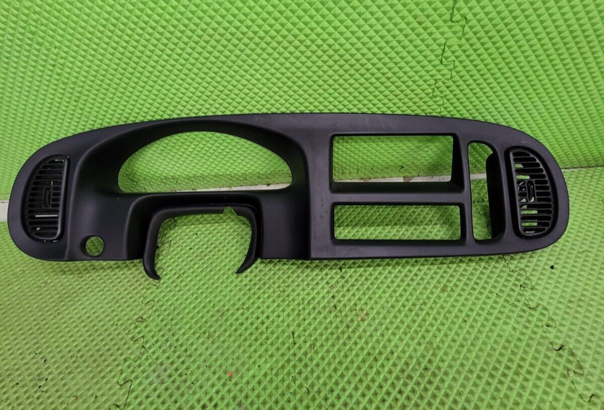 🔥98-03 Dodge Ram Van Dash Trim Interior Instrument Gauge Cluster Bezel Black