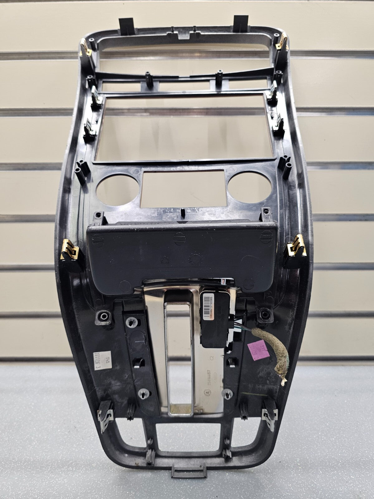 🔥07-09 Equinox Center Dash Radio Climate Surround Bezel Trim SILVER/WOOD B43
