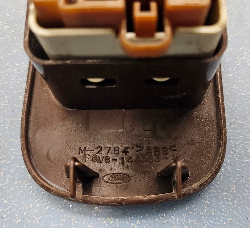 🔥98-02 Lincoln Town Car Right Passenger Window Door Lock Switch Control Wood