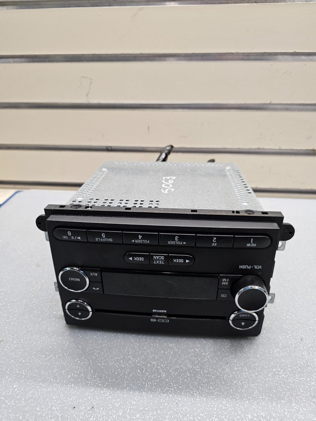 06-13 Ford E150 EXPLORER AM/FM Radio CD Player MP3 Receiver AUX🔴6CD Disc CHROME