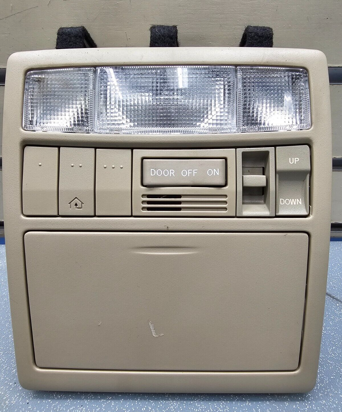 🔥07-11 Toyota Camry Overhead Console Dome Map Light Lamp Storage Assembly TAN