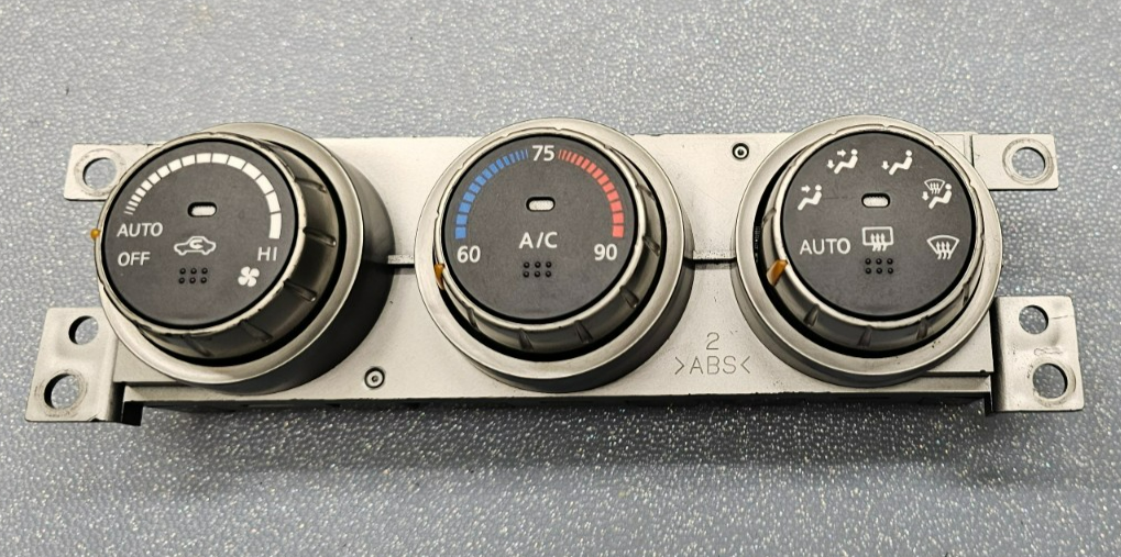 🔥04-06 Altima Dash Mounted HVAC AC Heater Climate Temperature Control Silver