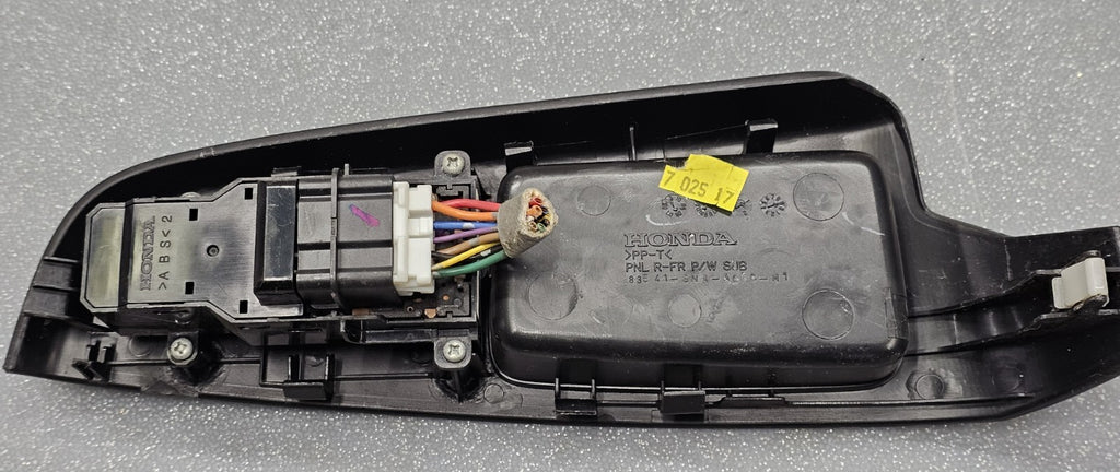 🔥06-11 Honda Civic Right Passenger Master Power Window Control Switch Black