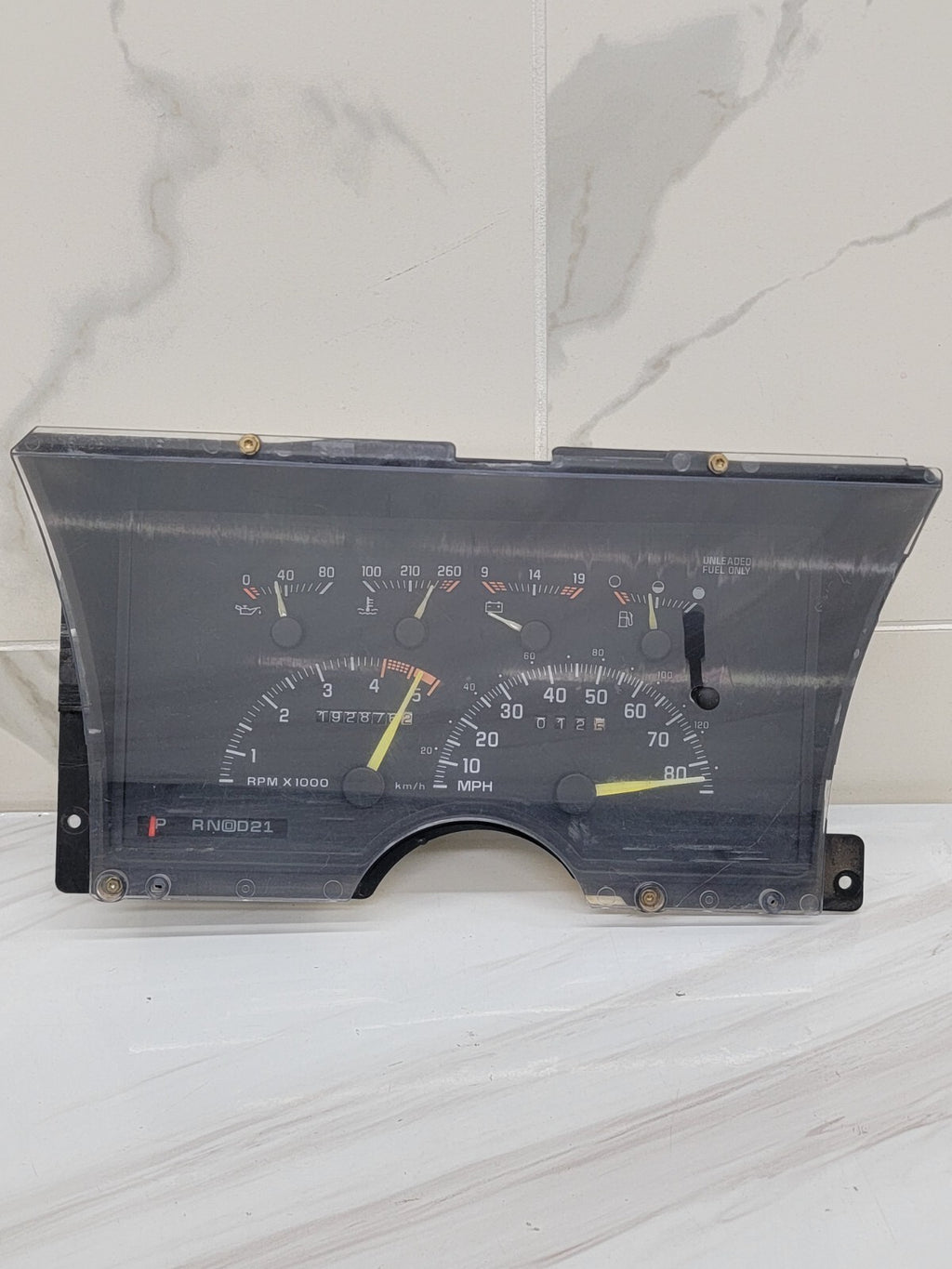 🔥92-94 CHEVROLET Chevy GMC 1500 TRUCK DIESEL Spedometer/cluster Black