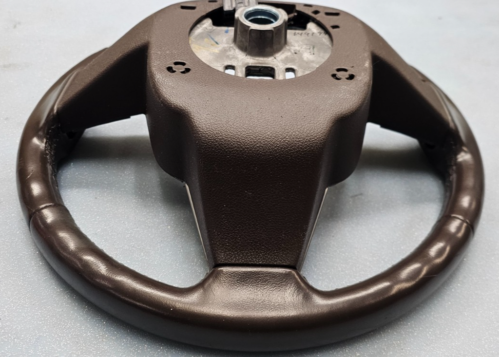 🔥2010 CADILLAC SRX LEATHER STEERING WHEEL ASSEMBLY BLACK/WOODGRAIN OEM