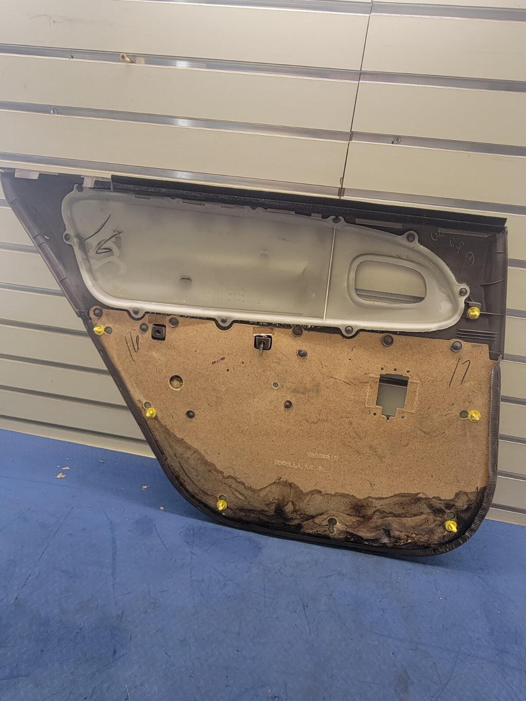 🔥93-97 Toyota Corolla Passenger Right Rear Door Panel OEM dark Tan/Tan Cloth