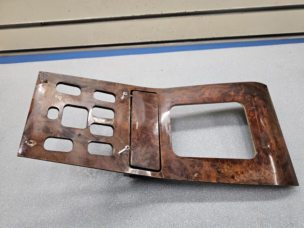 98-01 Mercedes ML320 ML430 Center Console Shifter Bezel Trim Window Switch Wood