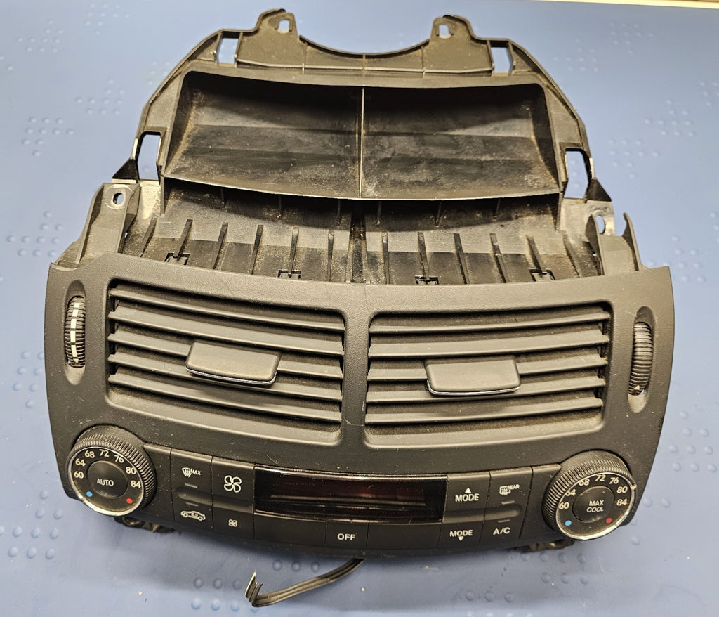 🔥07-09 MERCEDES E-CLASS DASH A/C CLIMATE TEMPERATURE HEATER CONTROL BEZEL BLACK