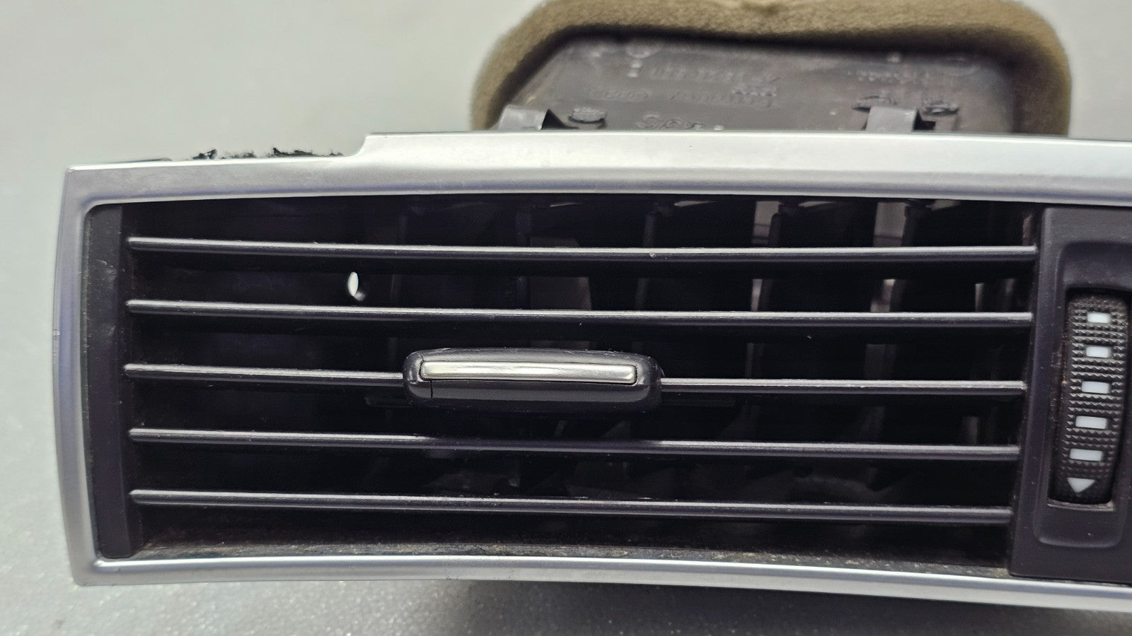 🔥07-11 Audi A6 S6 Dash Left Driver Master AC A/C Heater Air Vent Panel Black
