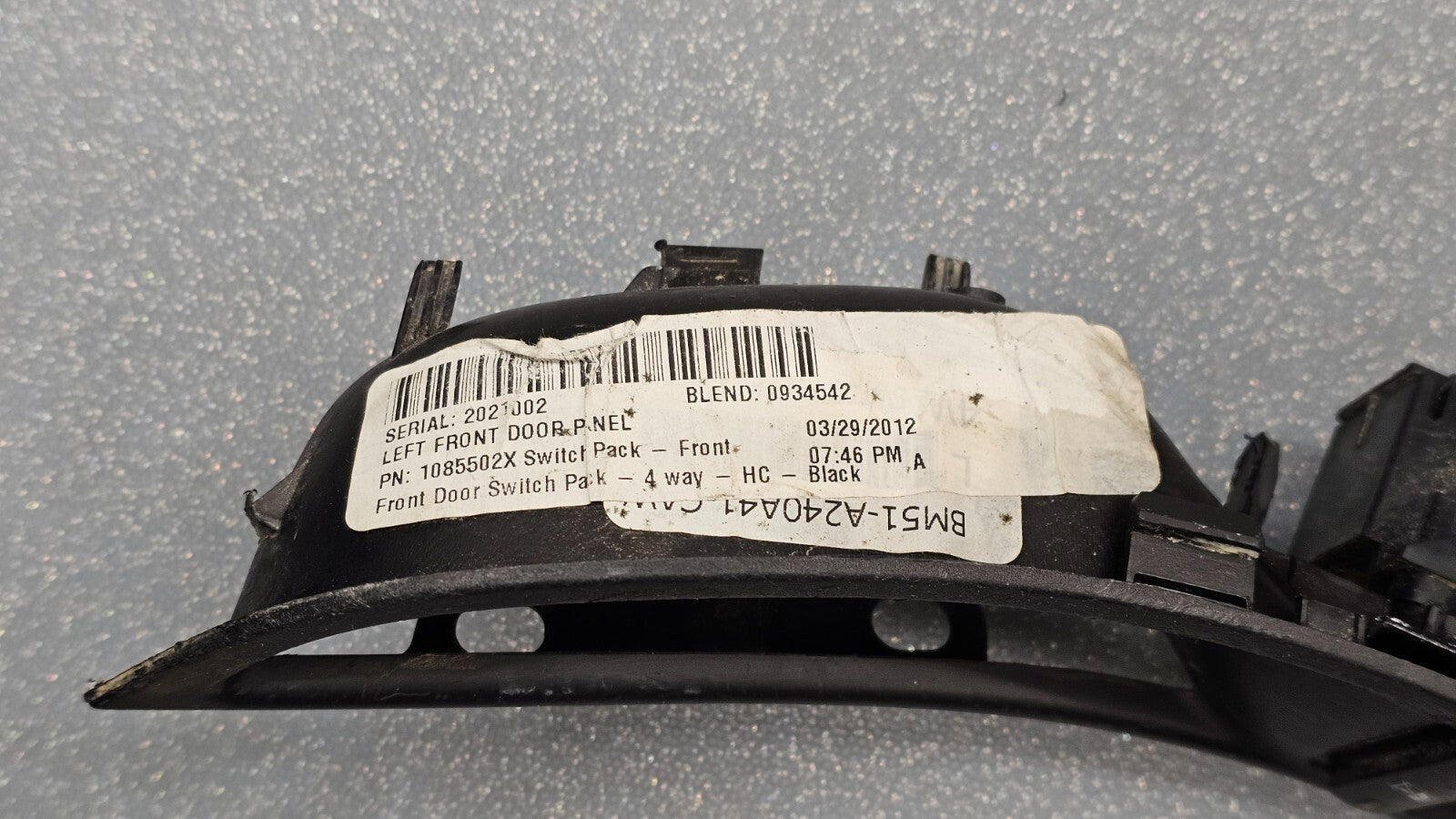 12-18 Ford Focus Escape Front Left Driver Master Power Window Door Switch Black