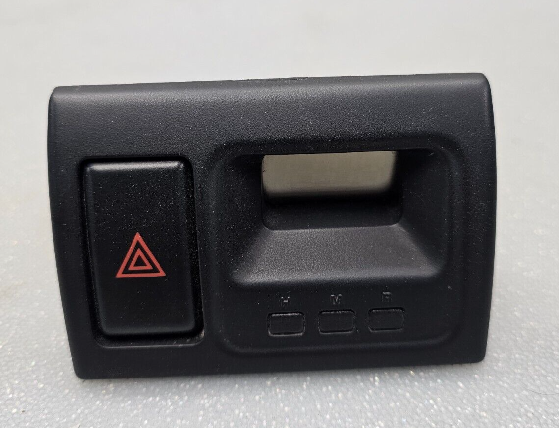 🔥98-02 Honda Accord Center Dash Clock W/Hazard Switch Board Digital Button OEM