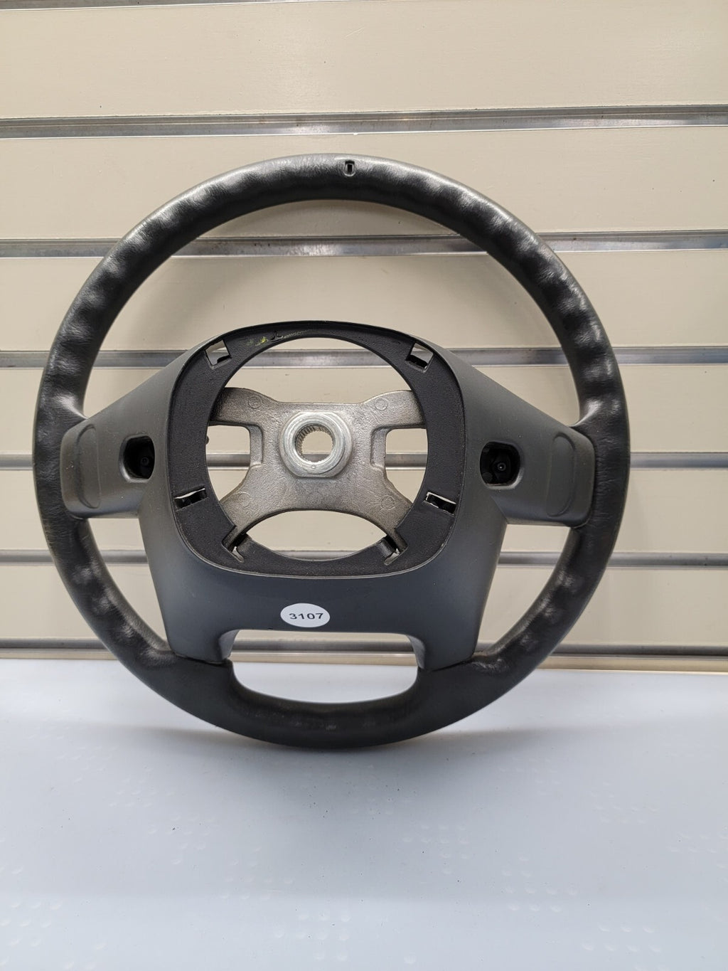 🔥2003-2006 Jeep TJ Wrangler Black LEATHER Steering Wheel Factory Black