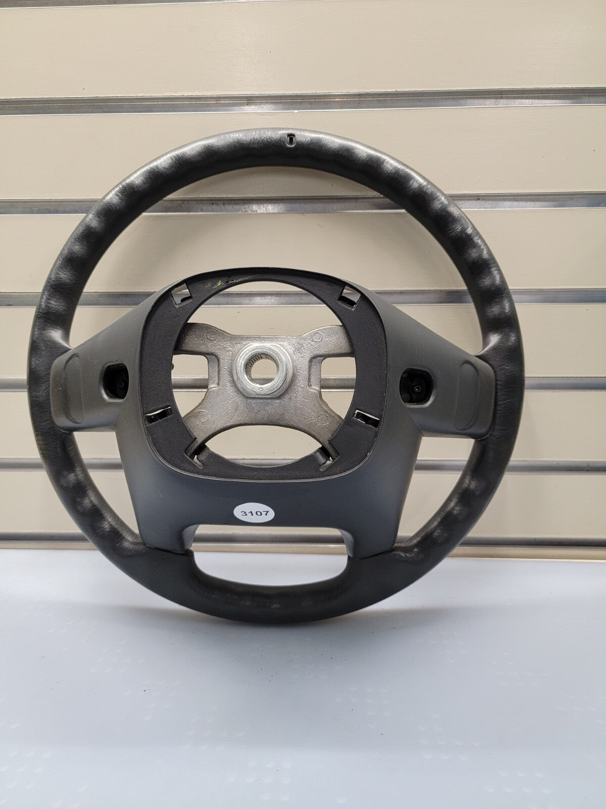 🔥2003-2006 Jeep TJ Wrangler Black LEATHER Steering Wheel Factory Black