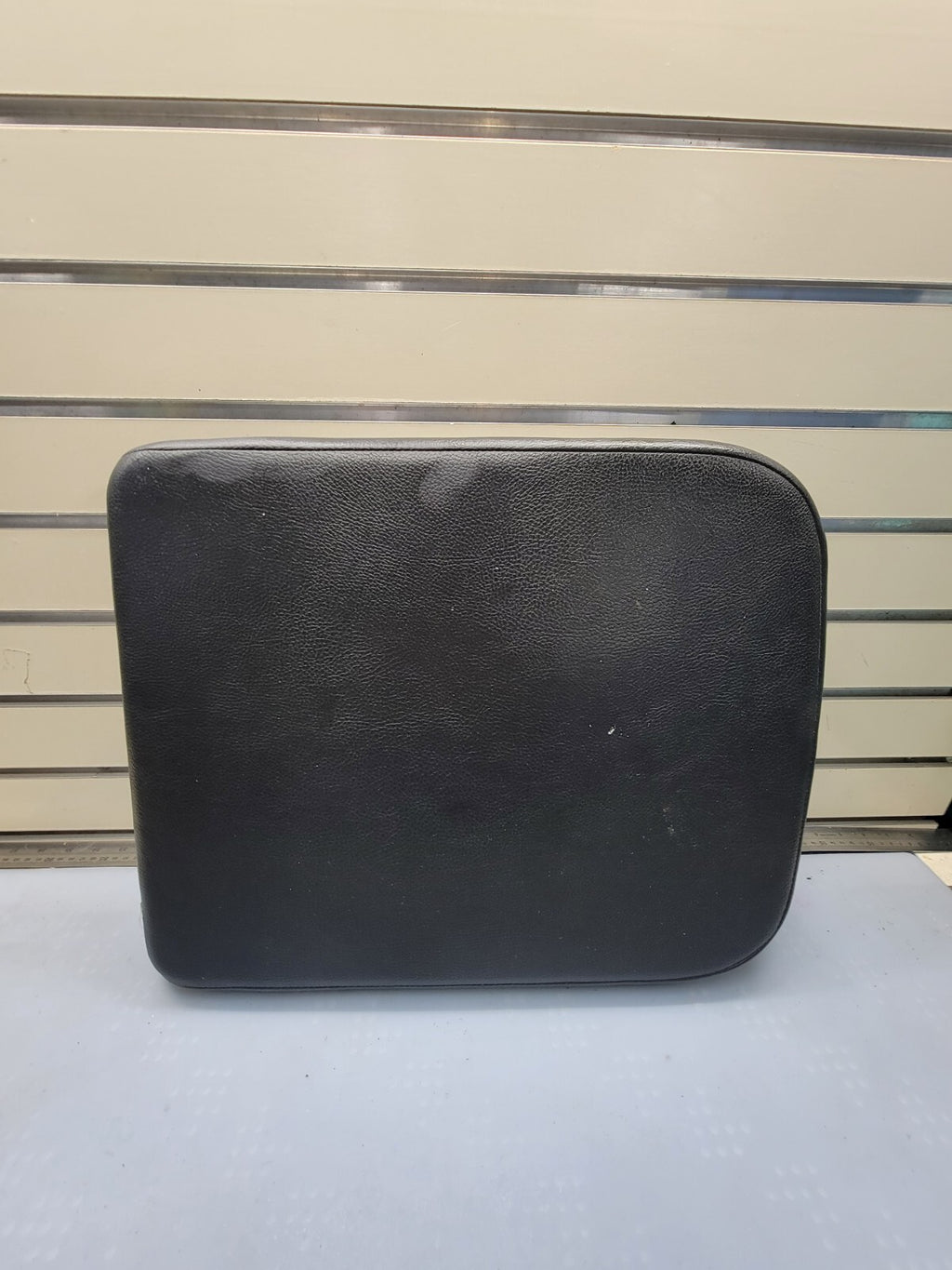 🔥2002-2008 Dodge RAM Center Console Jump Seat ARMREST Cover Lid Leather  BLACK