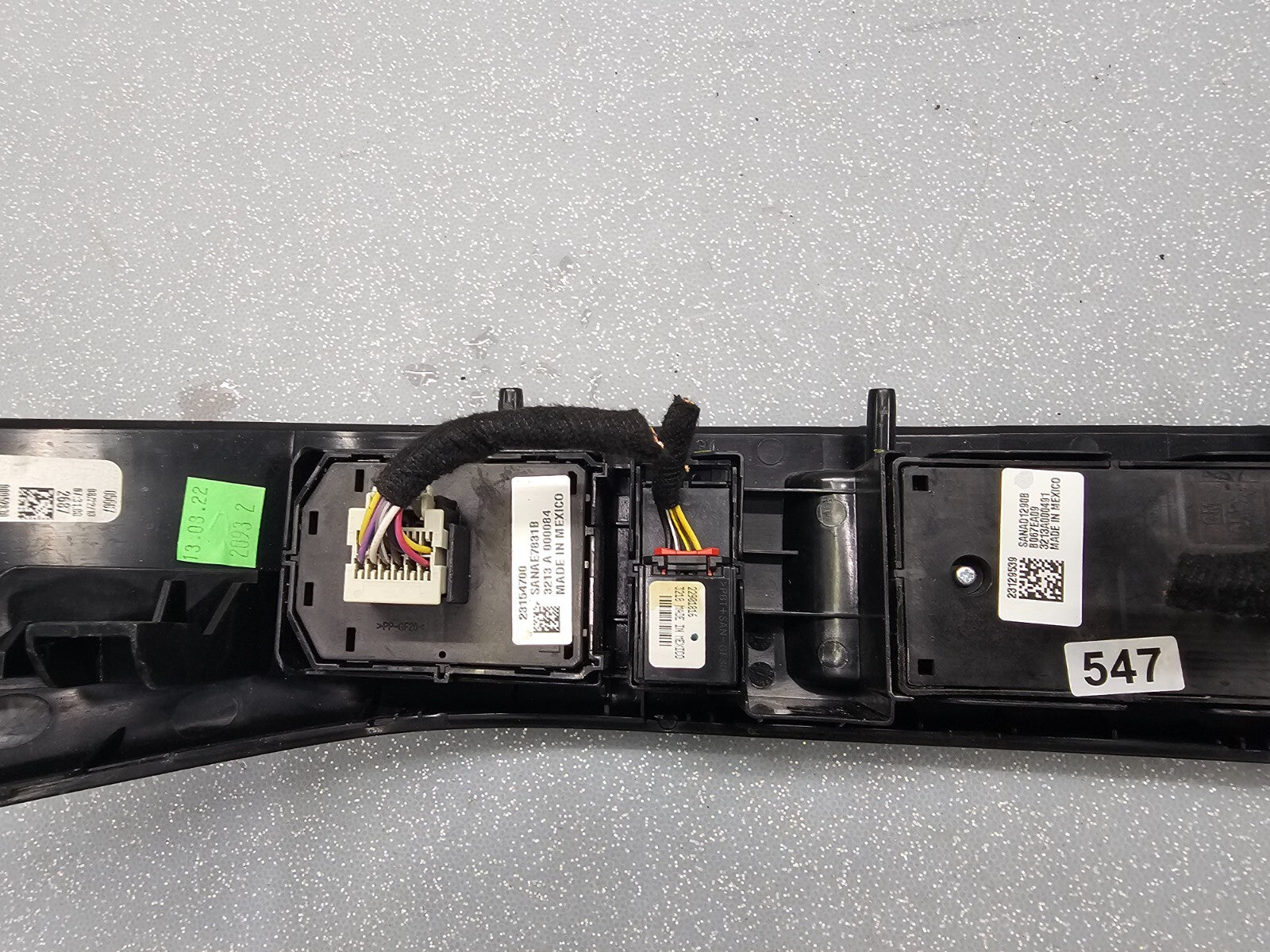 🔥14-22 Silverado Sierra Left Driver Master Window Door Mirror Switch Black OEM