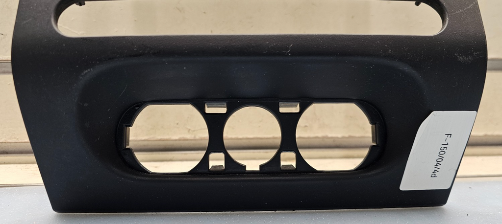 🔥04-08 Ford F-150 Dash AM FM Radio Stereo Bezel Trim Panel Climate Black OEM