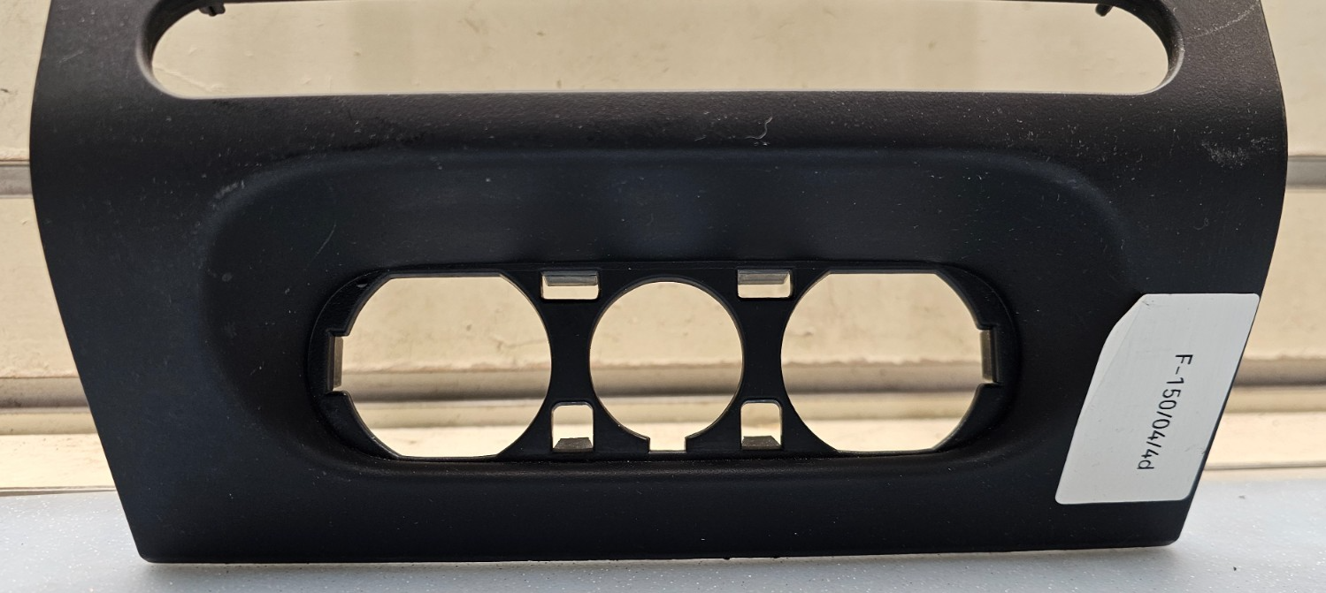 🔥04-08 Ford F-150 Dash AM FM Radio Stereo Bezel Trim Panel Climate Black OEM