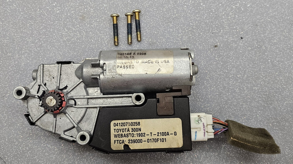 02-06 Toyota Camry Power Sunroof Moonroof Sun Roof Motor Assembly
