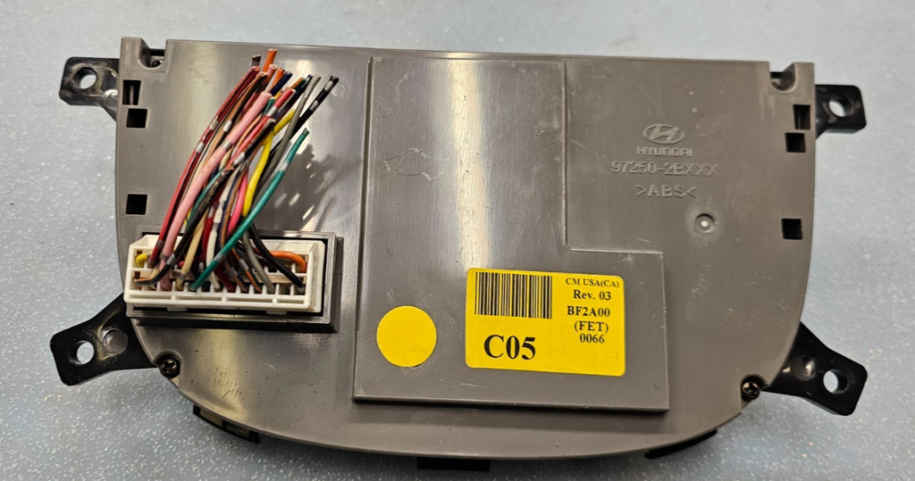 🔥07-09 Santa Fe A/C Heater Manual Dash Temperature Climate Control Silver