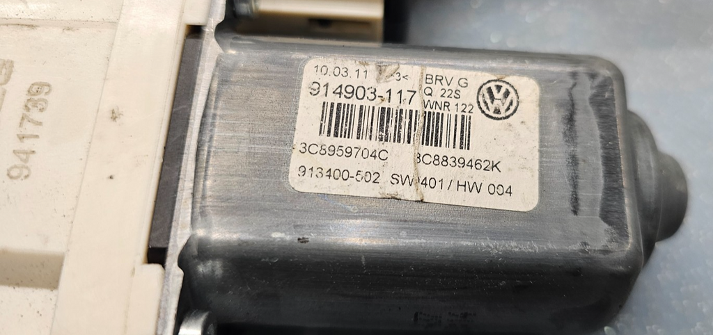 🔥2009-2014 VW Volkswagen CC Power Window Motor Rear Right Passenger OEM