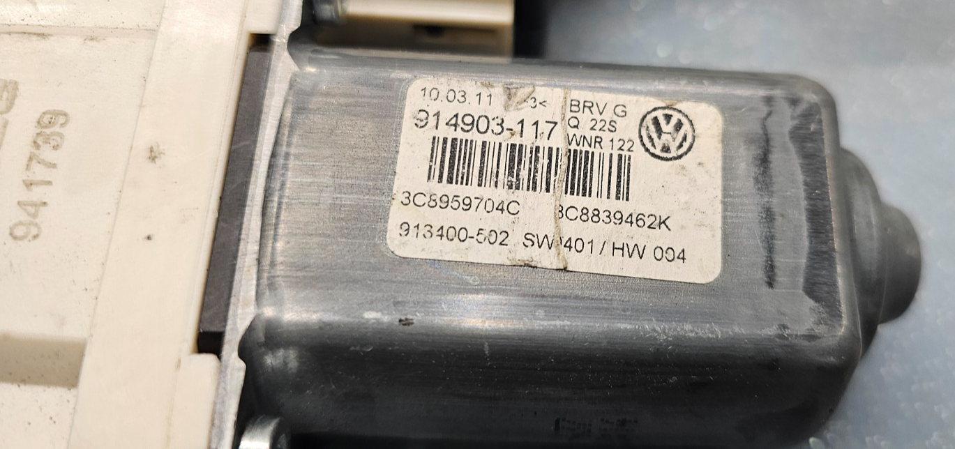 🔥2009-2014 VW Volkswagen CC Power Window Motor Rear Right Passenger OEM
