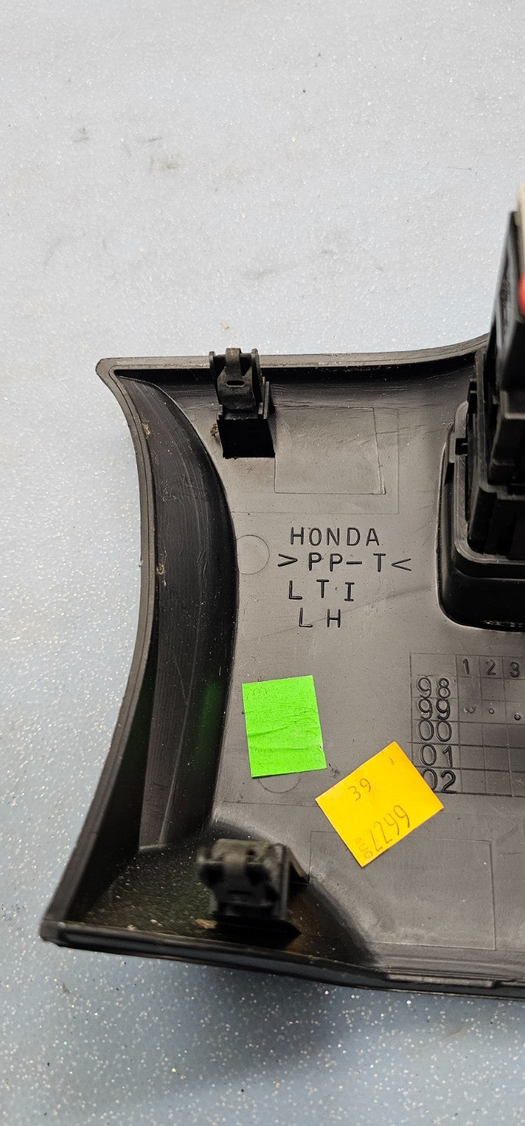 🔥99-04 HONDA ODYSSEY POWER MIRROR SLIDING DOOR SWITCH DASH PANEL BEZEL BLACK