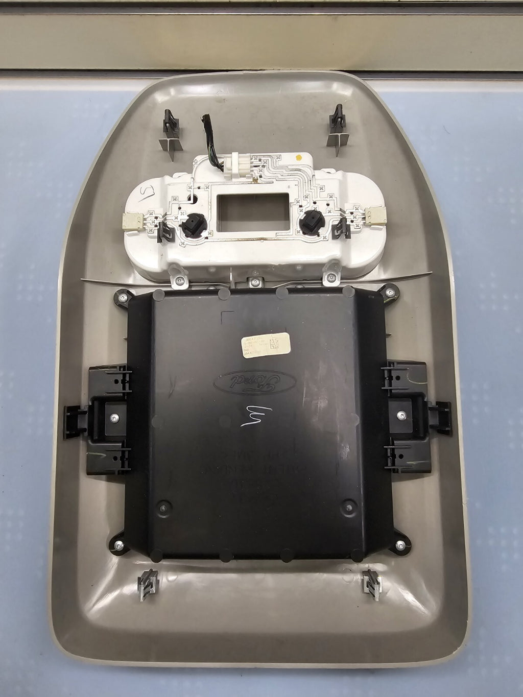 🔥04-08Ford F-150 Overhead Console DOME Map Light Roof🔴Storage Assembly GRAY 09