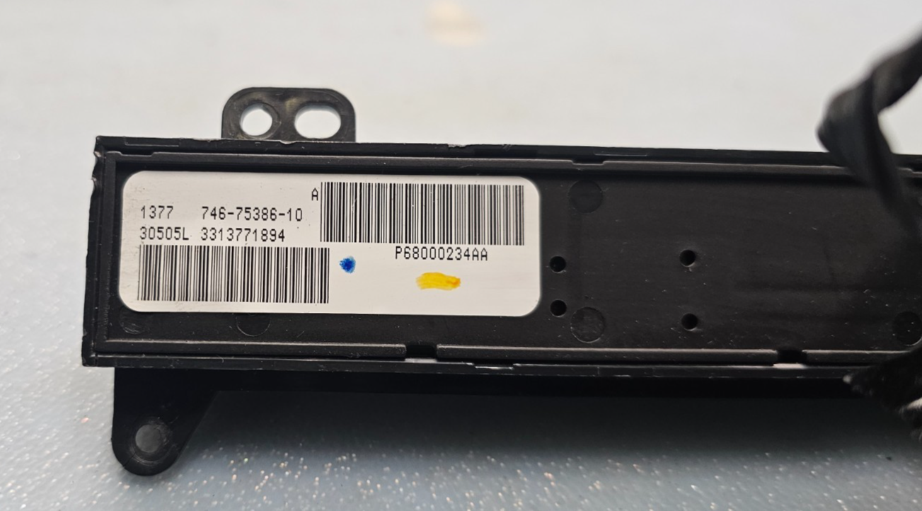 🔥06-07 Cherokee Commander Information Switch Control Instrument Panel BLACK OEM
