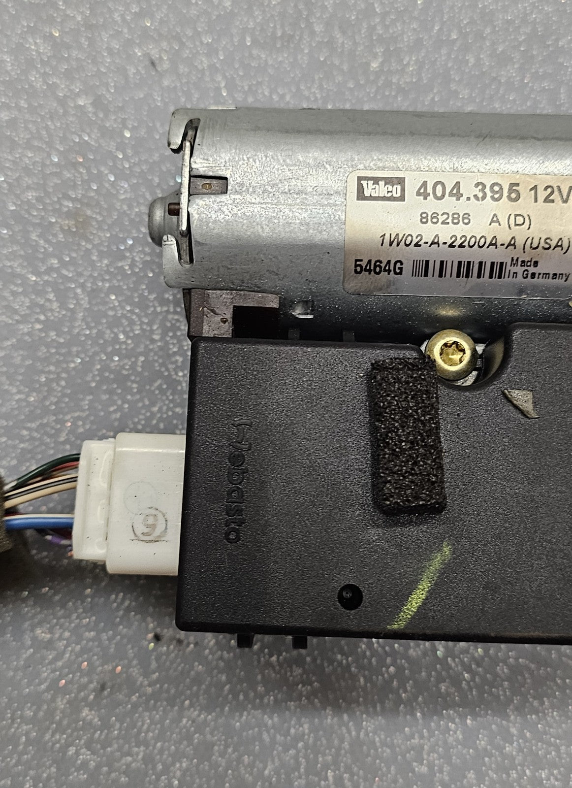 02-06 Toyota Camry Power Sunroof Moonroof Sun Roof Motor Assembly