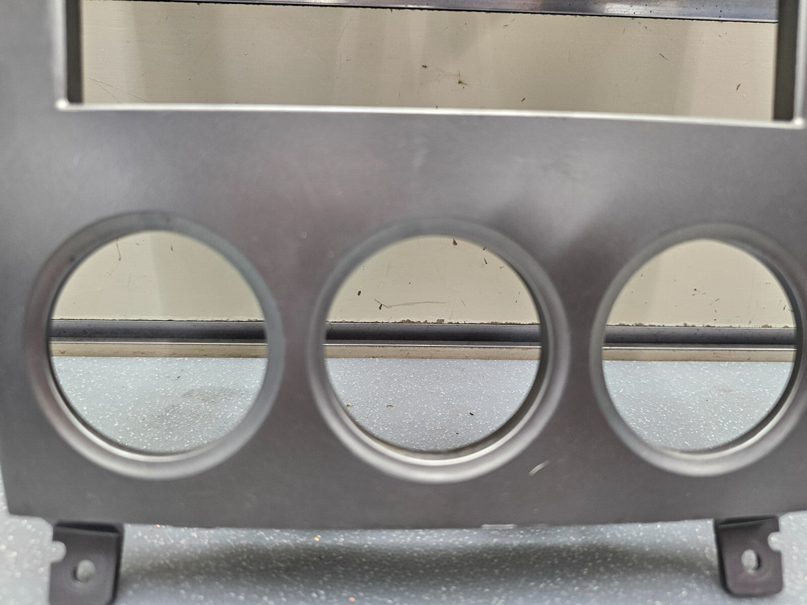 03-08 Subaru Forester Radio Trim Panel Climate Control Center Dash Bezel Silver