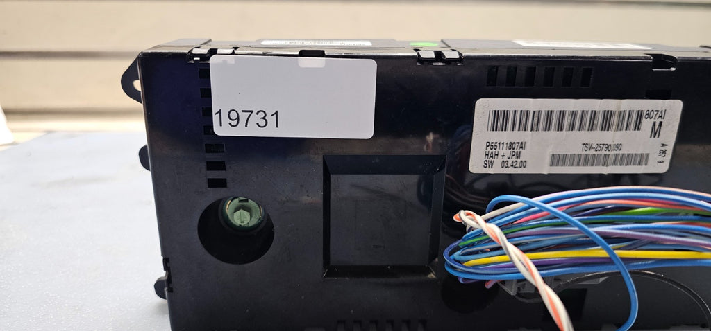 🔥08-10 Dodge Grand Caravan Town & Country Climate Control Rear A/C Heater Dash