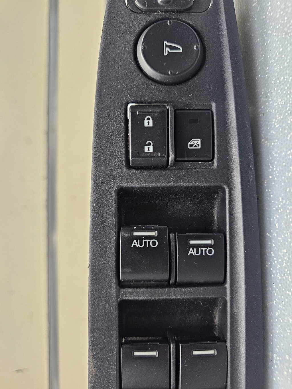 08-12 ACCORD Left Driver Door Master Power Window Lock Switch Assembly Black OEM