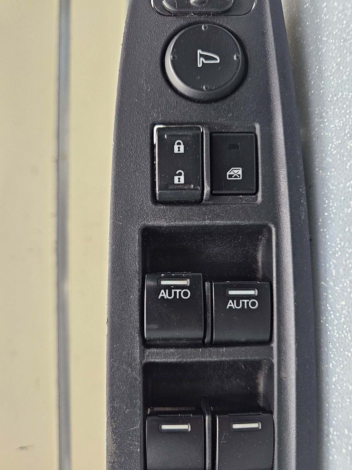 08-12 ACCORD Left Driver Door Master Power Window Lock Switch Assembly Black OEM