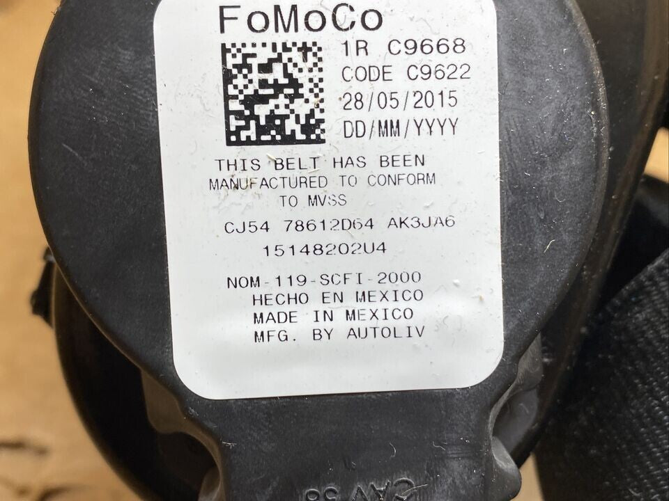🔥13-16 Ford Escape Front Right Passenger Side Seat Belt Retractor Assembly OEM