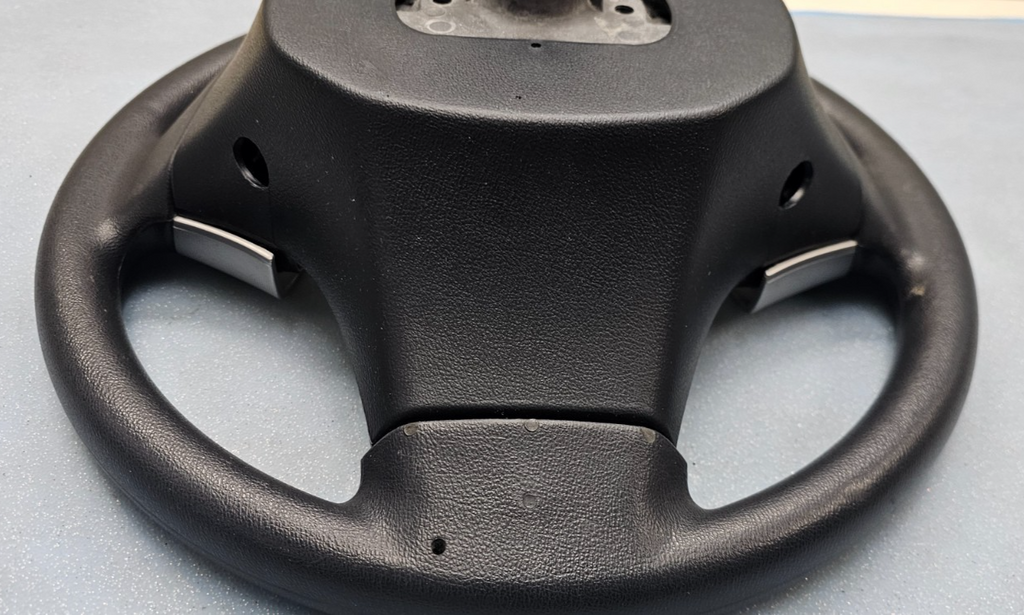 🔥07-09 Elantra Left Driver Steering Column Wheel Cruise Control Leather Black