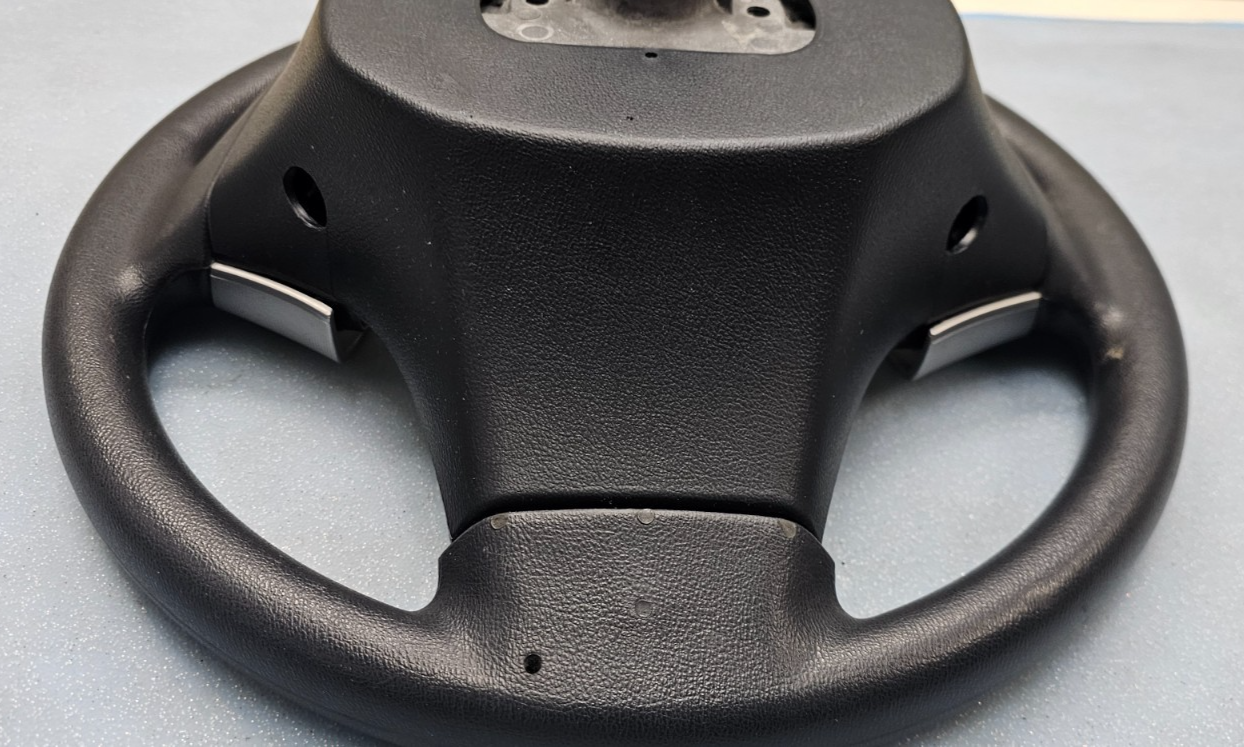 🔥07-09 Elantra Left Driver Steering Column Wheel Cruise Control Leather Black