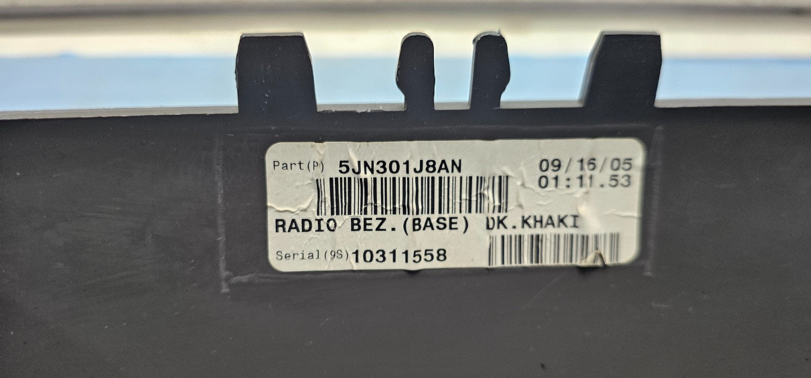 🔥05-07 Grand Cherokee Radio Dash Bezel Trim Surround Vent SLATE DK GRAY B30