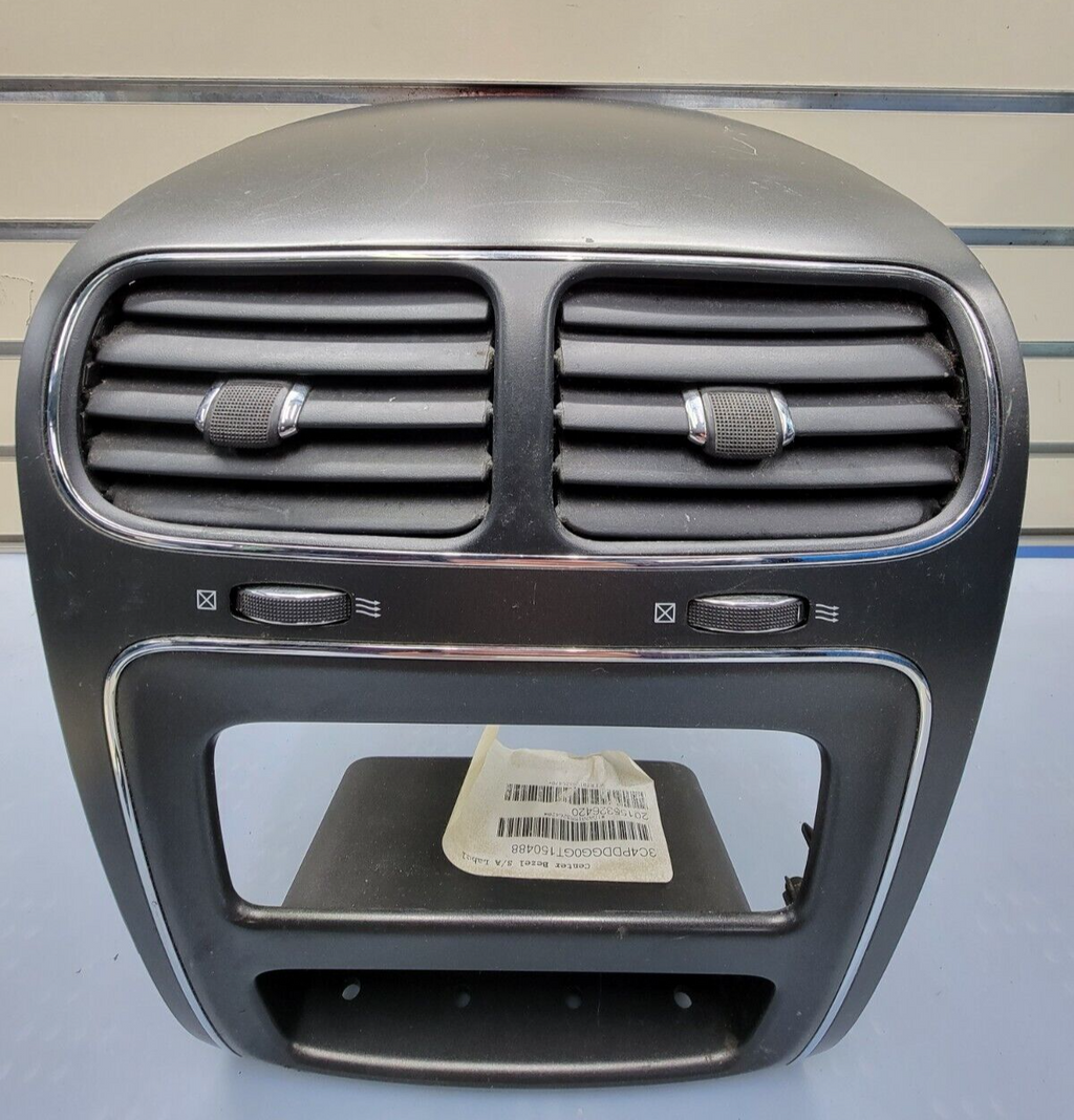 🔥2011-2020 Dodge Journey Center Dash Radio Trim Bezel Air Vents OEM BLACK