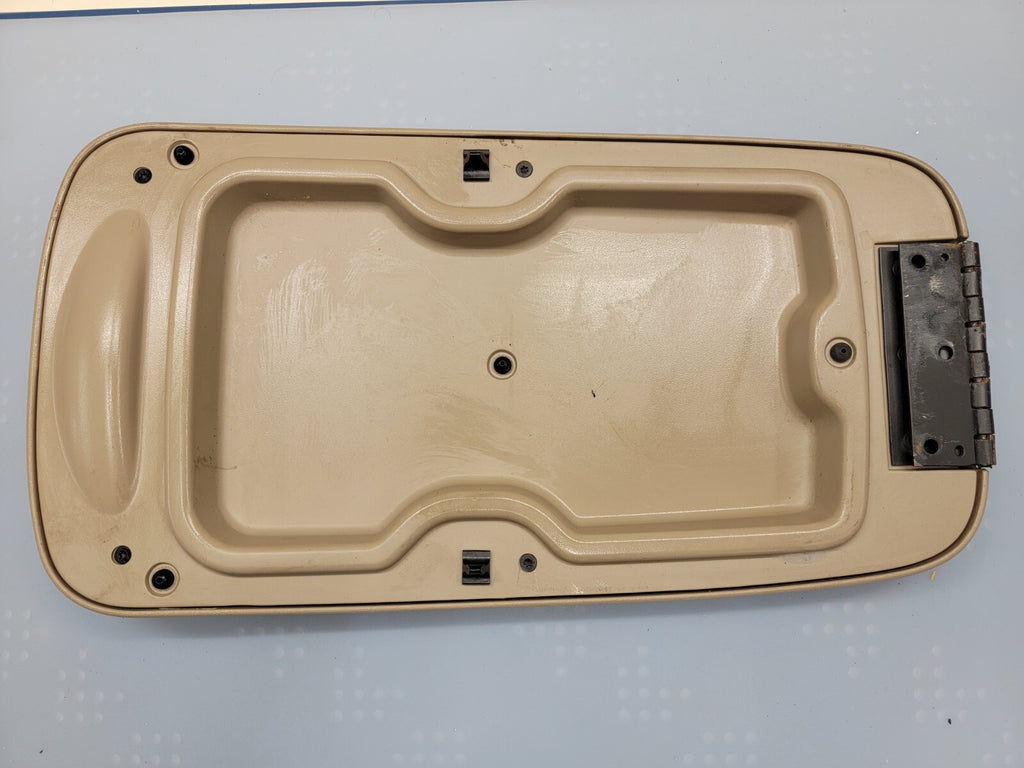 🔥99-07 Ford Excursion F250 F350 Front Center Console Lid TAN OEM
