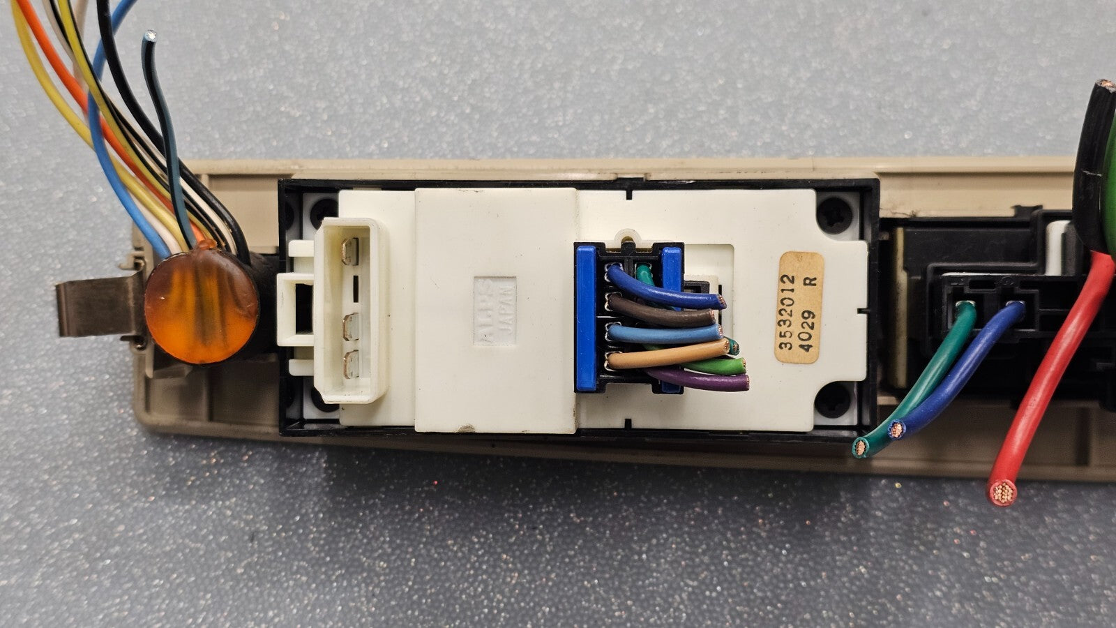 🔥94-96 Deville Door Left Driver Master Power Window Switch Assembly Tan OEM