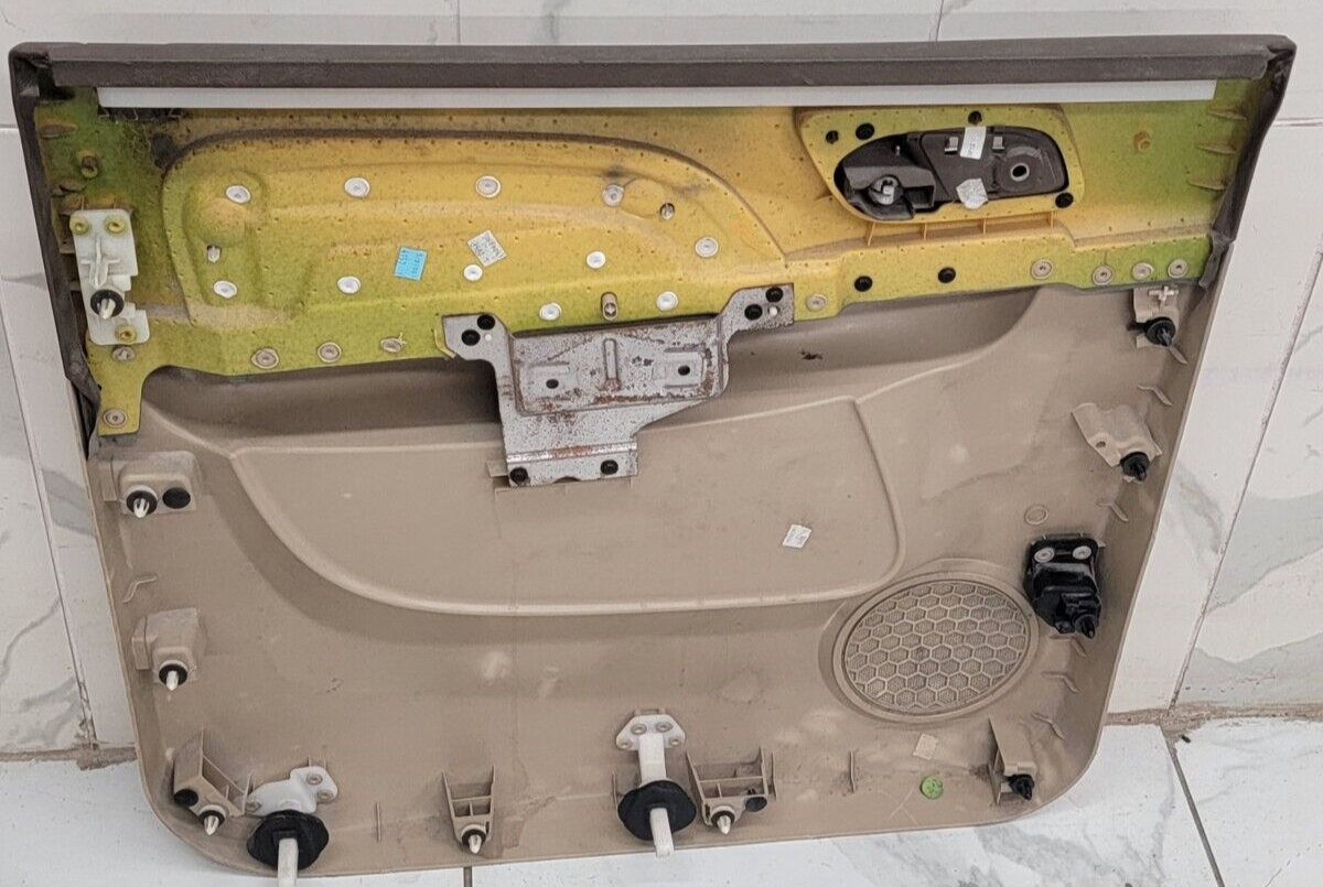 🔥07-13 CHEVY SILVERADO 1500 BACK right INTERIOR DOOR TRIM PANEL Tan/Brown