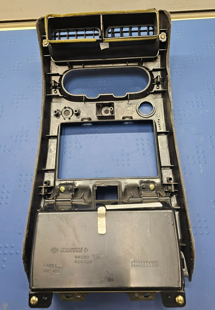 🔥02-04 Frontier Xterra Dash Radio Audio Stereo Bezel Panel Trim Black/Silver