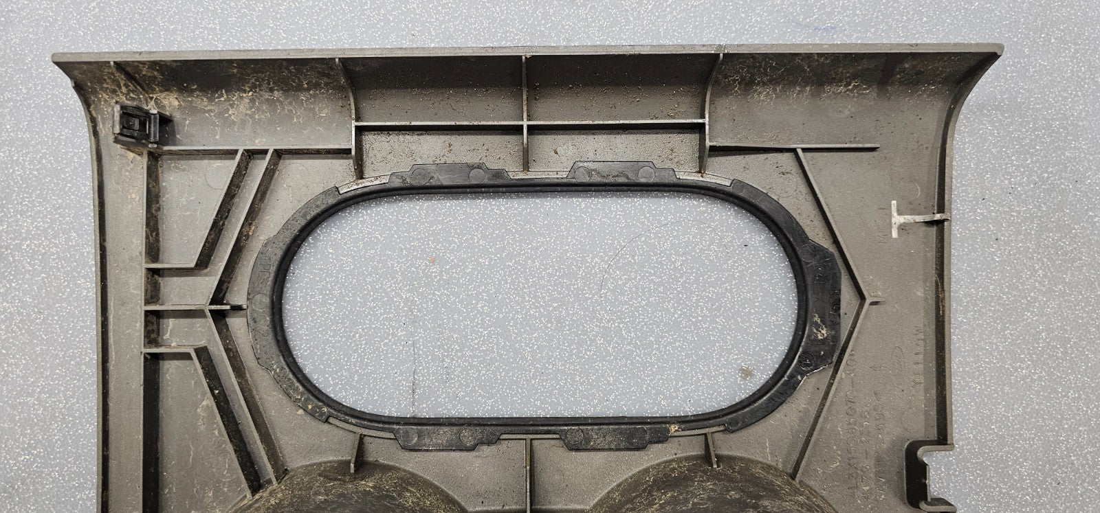🔥04-08 Ford F150 Center Floor Console Shifter Shift Bezel Cup Holder Gray OEM