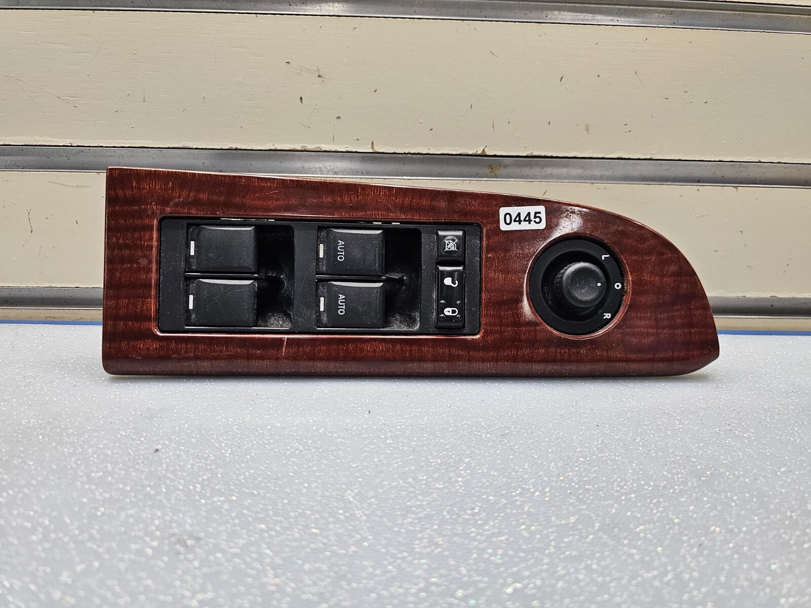 07-10 Charger Magnum Durango Dakota Master Power Window Switch Left Driver Wood