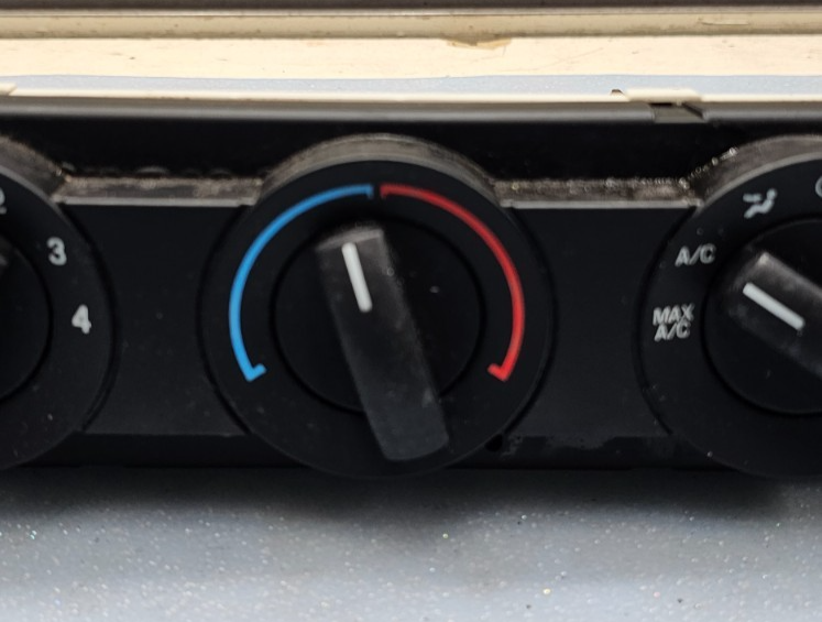 🔥05-07 Ford F250 F350 Dash AC A/C HVAC Heater Temperature Climate Control Black