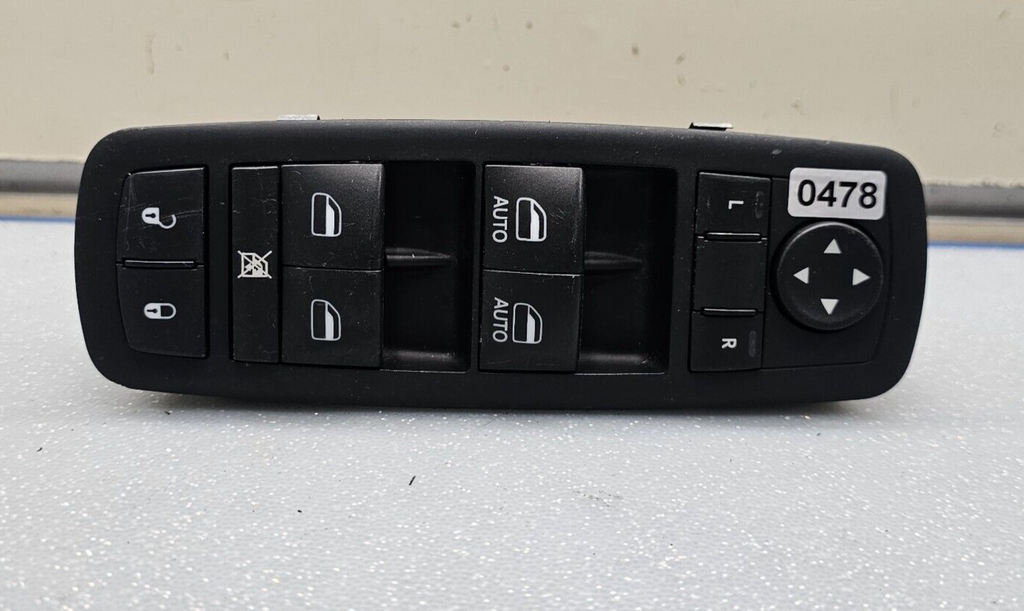 🔥12-16 Grand Caravan Town Country Master Left Driver Window Switch BLACK WS29